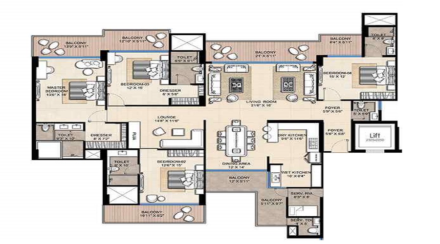 Adore The Select Premia floor plan1